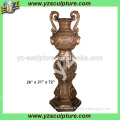 antique flower carved brass vase for home decoration